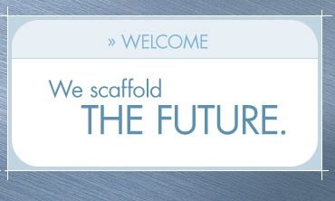 We scaffold the future. Click to enter.
